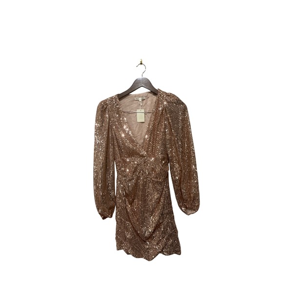 Maje Ripaillette Sequin Mini Dress Size Small - Picture 4 of 5